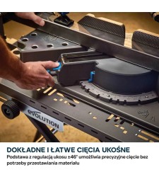 Ukośnica do stali Evolution S355MCS-G2 z tarczą EVOMAX Cermet 355 mm