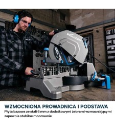 Ukośnica do stali Evolution S355MCS-G2 z tarczą EVOMAX Cermet 355 mm