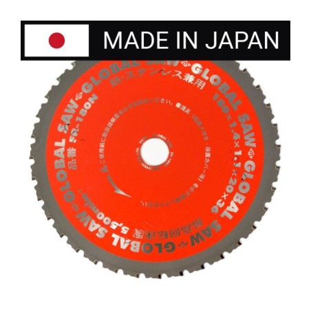 Piła tarczowa do cięcia stali GLOBAL SAW 180 x 1.4/1.1 x 20mm / 36z CERMET JAPAN