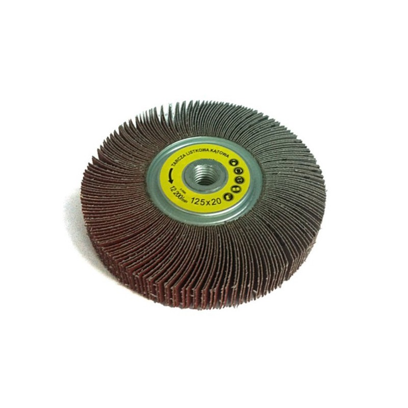 Ściernica listkowa kątowa 125x20mm M14 Ściernica listkowa kątowa 125x20mm M14