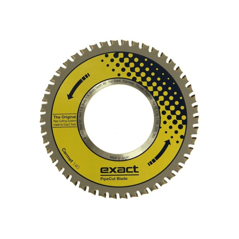 Piła widiowa CERMET do cięcia stali nierdzewnej Exact 140 mm Piła widiowa CERMET do cięcia stali nierdzewnej Exact 140 mm