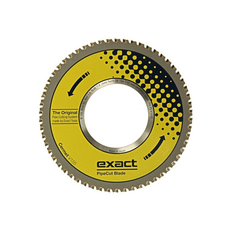 Piła widiowa CERMET do cięcia stali nierdzewnej Exact V155 mm Piła widiowa CERMET do cięcia stali nierdzewnej Exact V155 mm