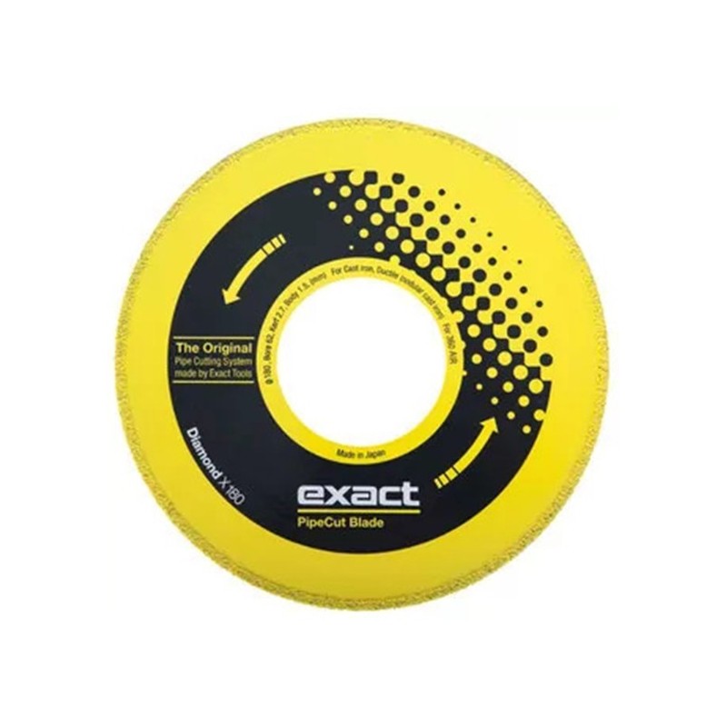 Piła diamentowa do cięcia żeliwa Exact DIAMOND X180 mm Piła diamentowa do cięcia żeliwa Exact DIAMOND X180 mm