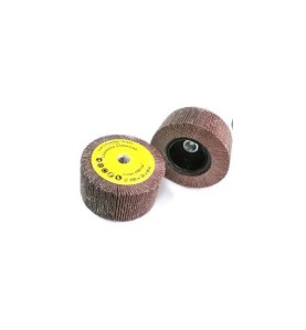 Ściernica walcowa garnkowa 100x50mm z gwintem M14 z płótna ściernego