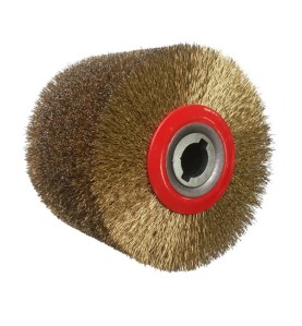 Szczotka druciana do postarzania drewna z drutu mosiądzowanego125x100x19 mm