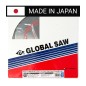 Piła tarczowa do cięcia stali GLOBAL SAW 355 x 2.4/2.0 x 25.4mm / 64z CERMET JAPAN