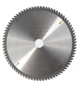 Piła tarczowa do cięcia aluminium GLOBAL SAW 216 x 2.2/1.7 x 25.4mm / 80z CERMET JAPAN