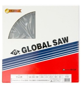 Piła tarczowa do cięcia aluminium GLOBAL SAW 255 x 2.4/1.9 x 25.4mm / 100z CERMET JAPAN