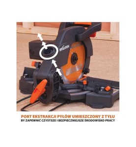 Wielozadaniowa piła ukośna Evolution R210CMS z tarczą RAGE 210mm WERSJA PLUS