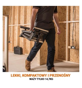 Stół montażowy z ramionami przedłużającymi do pił ukośnych Evolution