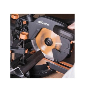 Wielozadaniowa piła ukośna z prowadnicami EVOLUTION R255SMS PLUS z tarczą 255mm