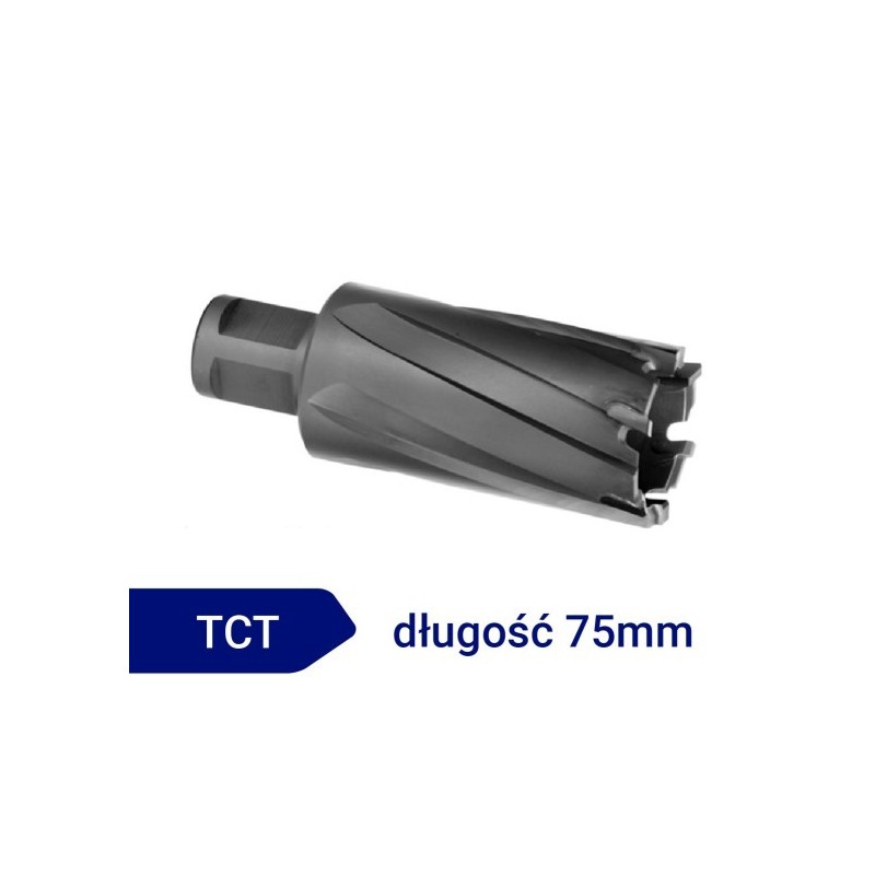 Wiertło trepanacyjne TCT GLOB / ROTABROACH długość 75 mm Wiertło trepanacyjne TCT GLOB / ROTABROACH długość 75 mm