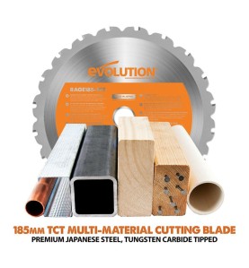 Pilarka wielozadaniowa EVOLUTION R185CCS z tarczą o średnicy 185mm