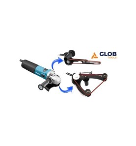 INOX1 Zestaw do obróbki stali nierdzewnej (szlifierka Makita 9565CVR, GS01-00, GS03-00, kpl. pasów ściernych)