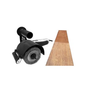Przystawka GS15-00 GLOB SYSTEM do szczotkowania powierzchni płaskich drewnianych i stalowych z rolką prowadzącą fi 42mm