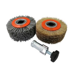 Zestaw do postarzania drewna GS05-13  ze szczotkami drucianymi o szerokości 50mm