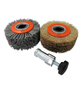 Zestaw do postarzania drewna GS05-13  ze szczotkami drucianymi o szerokości 50mm