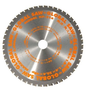 Piła tarczowa do cięcia cienkiej stali GLOBAL SAW 216 x 1.4/1.2 x 25.4mm / 48z CERMET JAPAN
