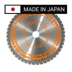 Piła tarczowa do cięcia cienkiej stali GLOBAL SAW 216 x 1.4/1.2 x 25.4mm / 48z CERMET JAPAN
