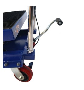 Wózek towarowy nożycowy hydrauliczny GLOB – udźwig 350 kg