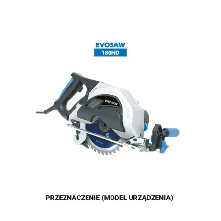 Piła widiowa TCT do cięcia stali Evolution 180mm / 36z do pilarek