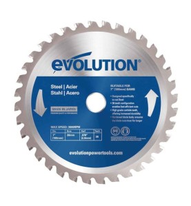 Piła widiowa TCT do cięcia stali Evolution 180mm / 36z do pilarek