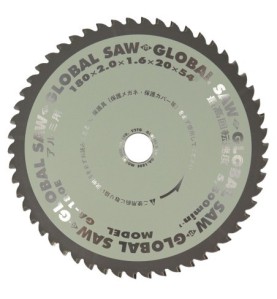Piła tarczowa do cięcia aluminium GLOBAL SAW 180 x 2.0/1.6 x 20mm / 54z CERMET JAPAN