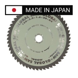 Piła tarczowa do cięcia aluminium GLOBAL SAW 180 x 2.0/1.6 x 20mm / 54z CERMET JAPAN