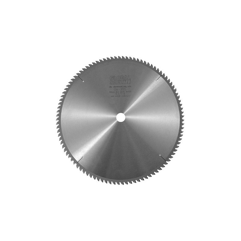 Piła tarczowa do cięcia aluminium GLOBAL SAW 355 x 2.8/2.2 x 25.4mm / 100z CERMET JAPAN Piła tarczowa do cięcia aluminium GLOBAL SAW 355 x 2.8/2.2 x 25.4mm / 100z CERMET JAPAN