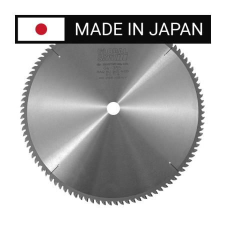 Piła tarczowa do cięcia aluminium GLOBAL SAW 355 x 2.8/2.2 x 25.4mm / 100z CERMET JAPAN