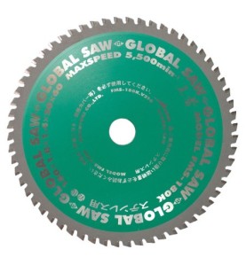 Piła tarczowa do cięcia stali nierdzewnej GLOBAL SAW 180 x 1.8/1.4 x 20mm / 60z CERMET JAPAN
