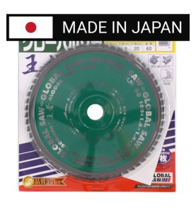 Piła tarczowa do cięcia stali nierdzewnej GLOBAL SAW 180 x 1.8/1.4 x 20mm / 60z CERMET JAPAN