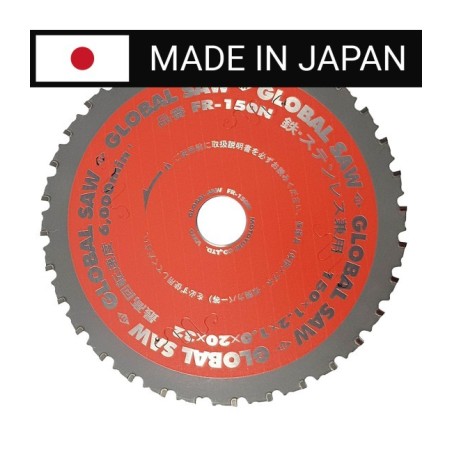 Piła tarczowa do cięcia stali GLOBAL SAW 150 x 1.2/1.0 x 20mm / 32z CERMET JAPAN