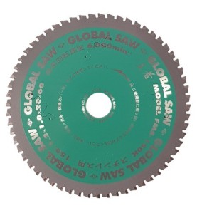 Piła tarczowa do cięcia stali nierdzewnej GLOBAL SAW 150 x 1.2/1.0 x 20mm / 60z CERMET JAPAN