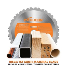 Pilarka wielozadaniowa EVOLUTION R185CCSX+ z tarczą o średnicy 185mm/20z