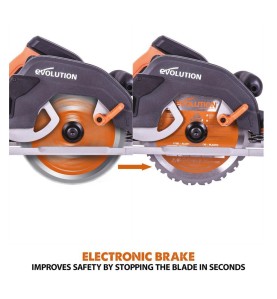 Pilarka wielozadaniowa EVOLUTION R185CCSX+ z tarczą o średnicy 185mm/20z