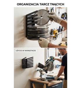 Uchwyt ścienny na tarcze rozeta GLOB TOOLS GT-U-08