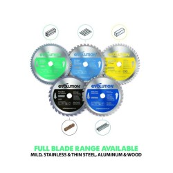 Piła widiowa TCT do cięcia aluminium Evolution 180mm / 54z do pilarek