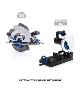 Piła widiowa TCT do cięcia aluminium Evolution 180mm / 54z do pilarek