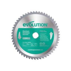 Piła widiowa TCT do cięcia aluminium Evolution 180mm / 54z do pilarek