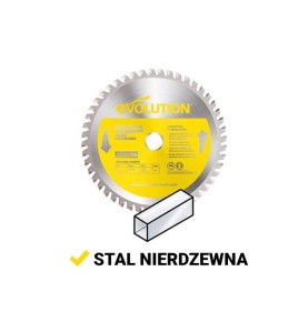 Piła widiowa TCT do cięcia stali nierdzewnej Evolution 180mm / 48z do pilarek