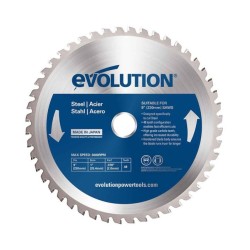 Piła widiowa TCT do cięcia stali Evolution 230mm / 48z do pilarek