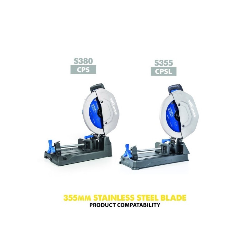 Piła widiowa TCT do cięcia stali nierdzewnej Evolution 355mm / 90z Piła widiowa TCT do cięcia stali nierdzewnej Evolution 355mm / 90z