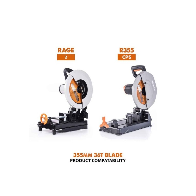 Piła widiowa TCT wielozadaniowa Evolution RAGE 355mm / 36z Piła widiowa TCT wielozadaniowa Evolution RAGE 355mm / 36z