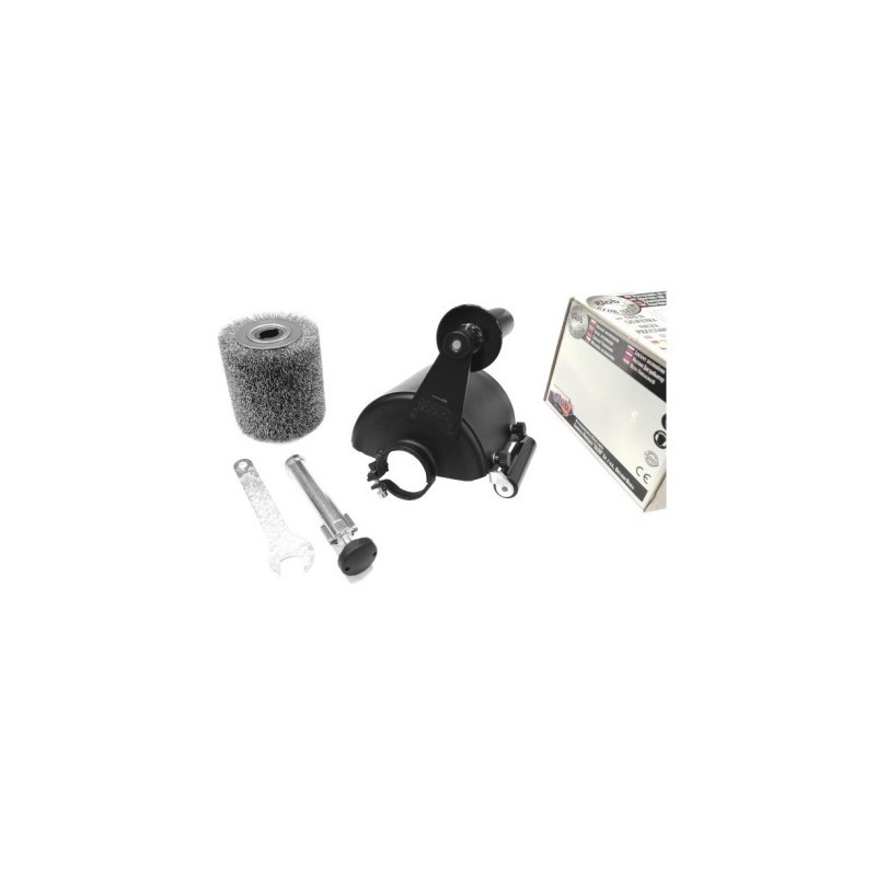 Przystawka GS15-03 GLOB SYSTEM do szczotkowania powierzchni płaskich drewnianych i stalowych z rolką prowadzącą typ PROTOOL 55mm