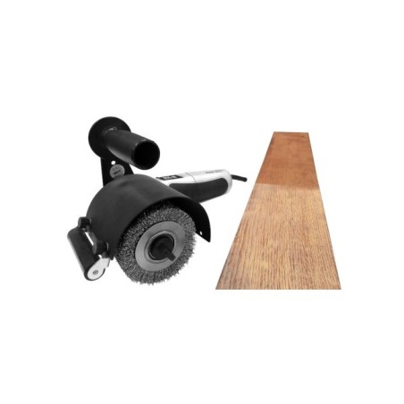 Przystawka GS15-03 GLOB SYSTEM do szczotkowania powierzchni płaskich drewnianych i stalowych z rolką prowadzącą typ PROTOOL 55mm