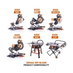 Piła widiowa TCT wielozadaniowa Evolution RAGE 255mm / 28z