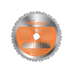 Piła widiowa TCT wielozadaniowa Evolution RAGE 210mm / 24z do pił ukośnych