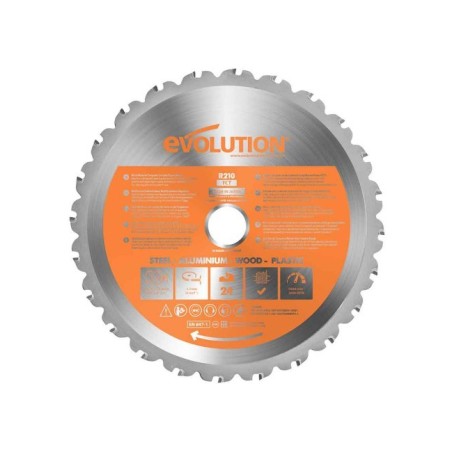 Piła widiowa TCT wielozadaniowa Evolution RAGE 210mm / 24z do pił ukośnych
