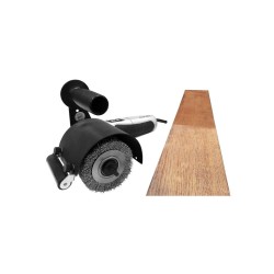 Przystawka GS15-07 GLOB SYSTEM do szczotkowania powierzchni płaskich drewnianych i stalowych z rolką prowadzącą fi 50mm Metabo+